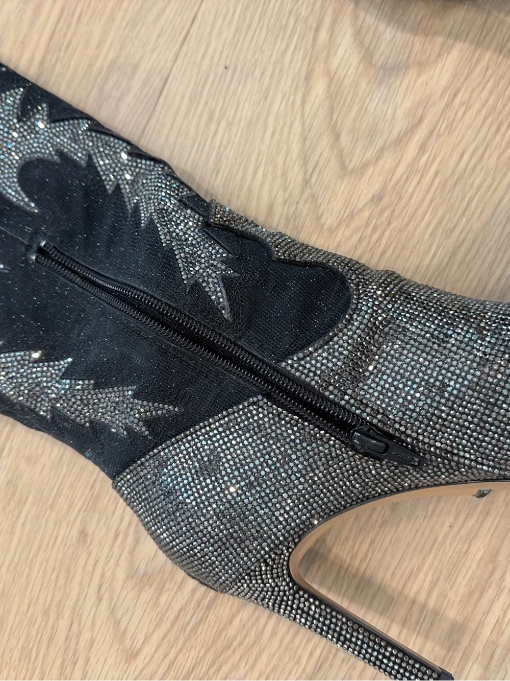 KatyannaTwo Over-the-Knee Rhinestone Embellished Western Dress Boots
